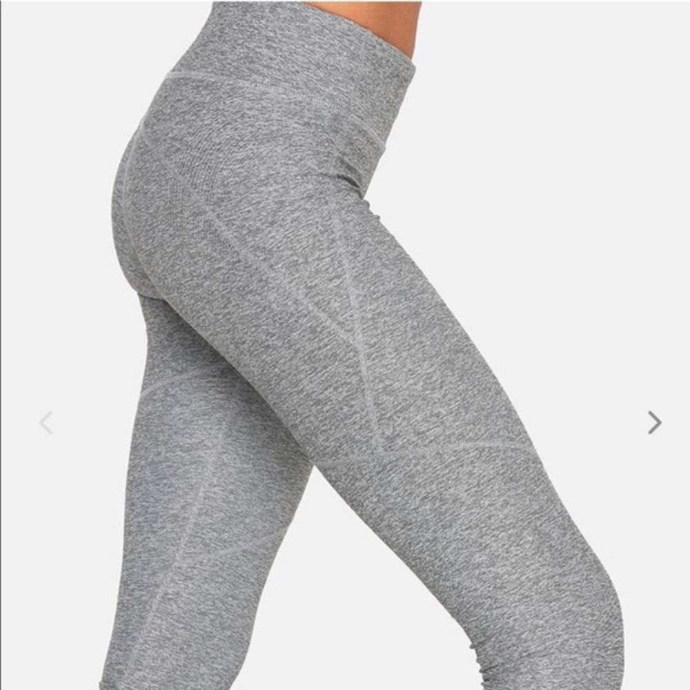 Gray Cropped Outdoor Voices Leggings SMALL